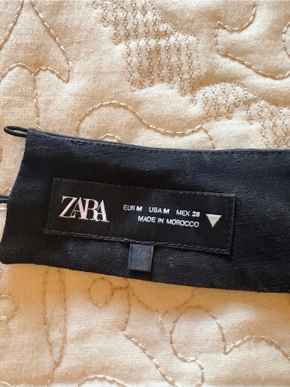 Zara Black Halter Neck Top, adjustable top - Picture 5 of 6
